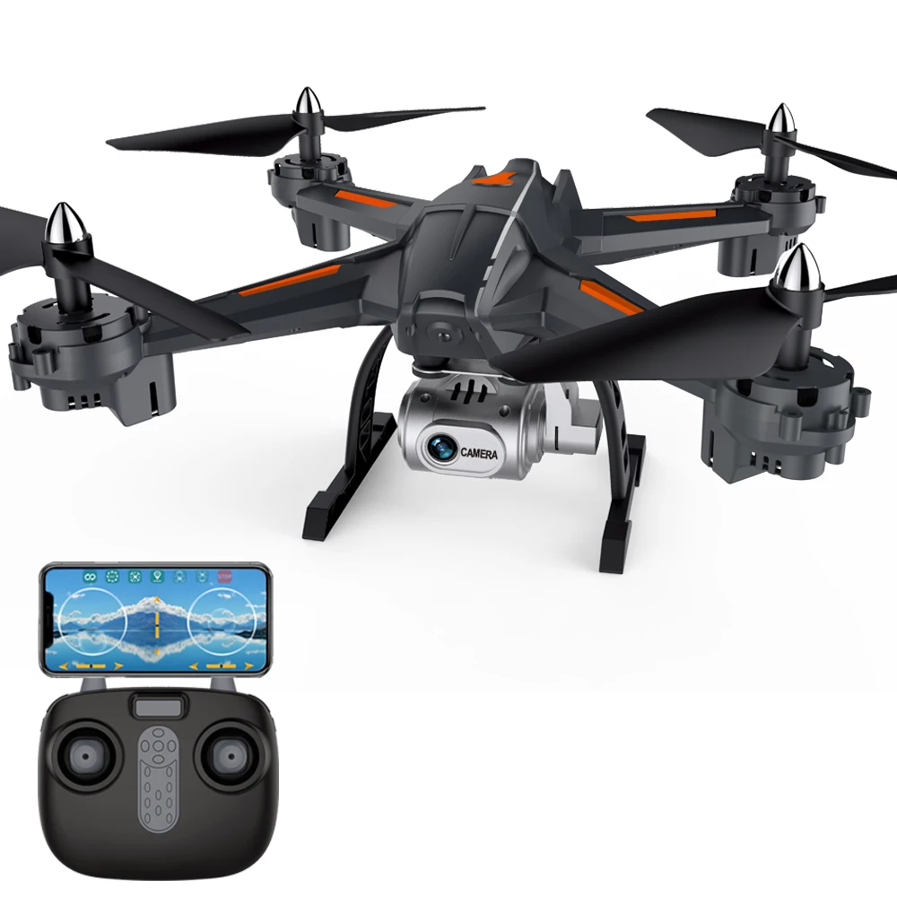 XYCQ-S5 WiFi FPV Drone with 1080P Wide-Angle HD Camera Live Video RC Quadcopter with Altitude Hold, Gravity Sensor Functi