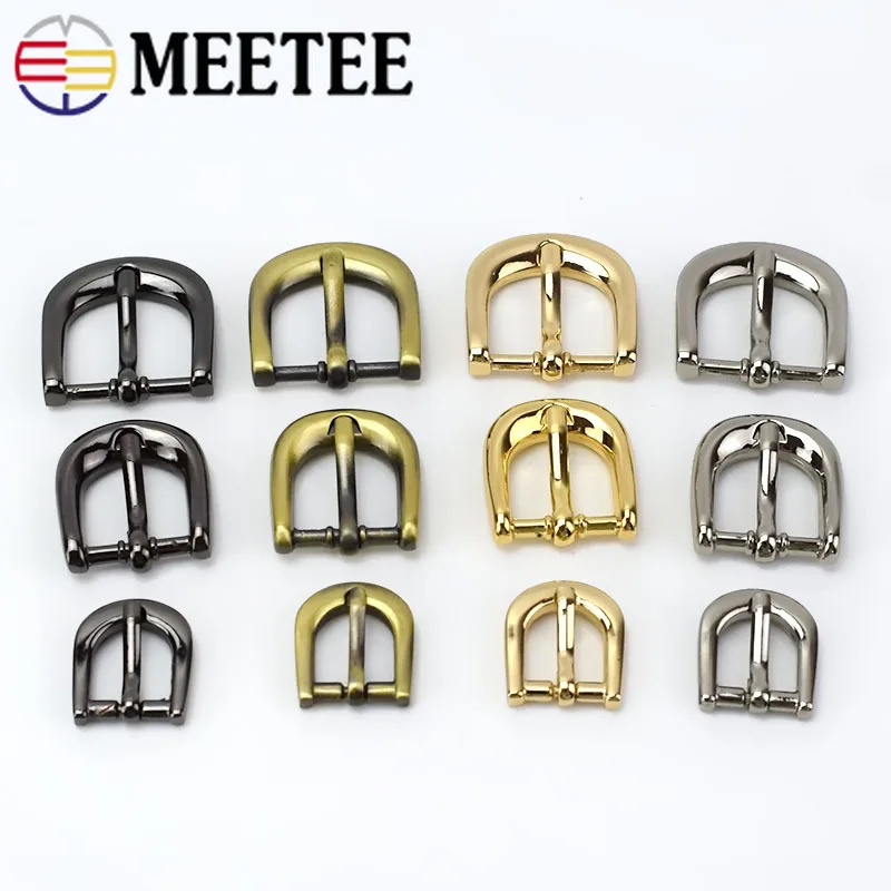 4/8 шт. Meetee металлические пряжки для сумочки ремень с пряжкой 11 мм 15 20 пряжка ремня