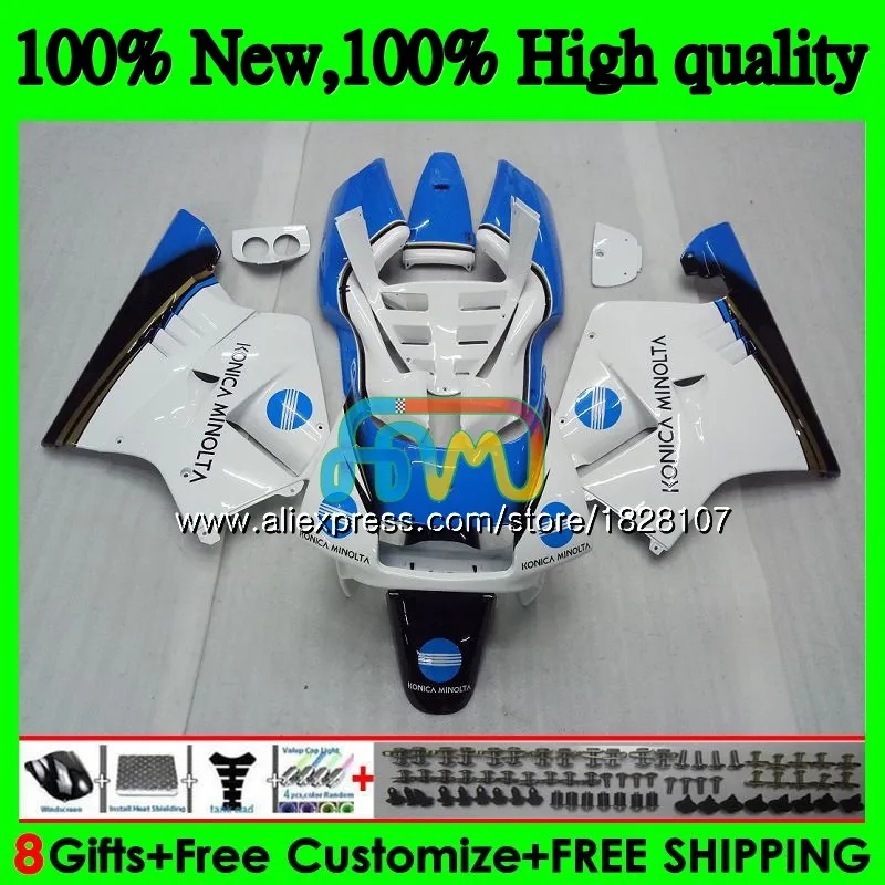 Корпус для HONDA NSR 250 R MC18 PGM2 СМП 250R NS250 NSR250R 88 89 84BS. 18 MC16 NSR250 R RR NSR250RR 1988 1989 обтекатель KONICA синий