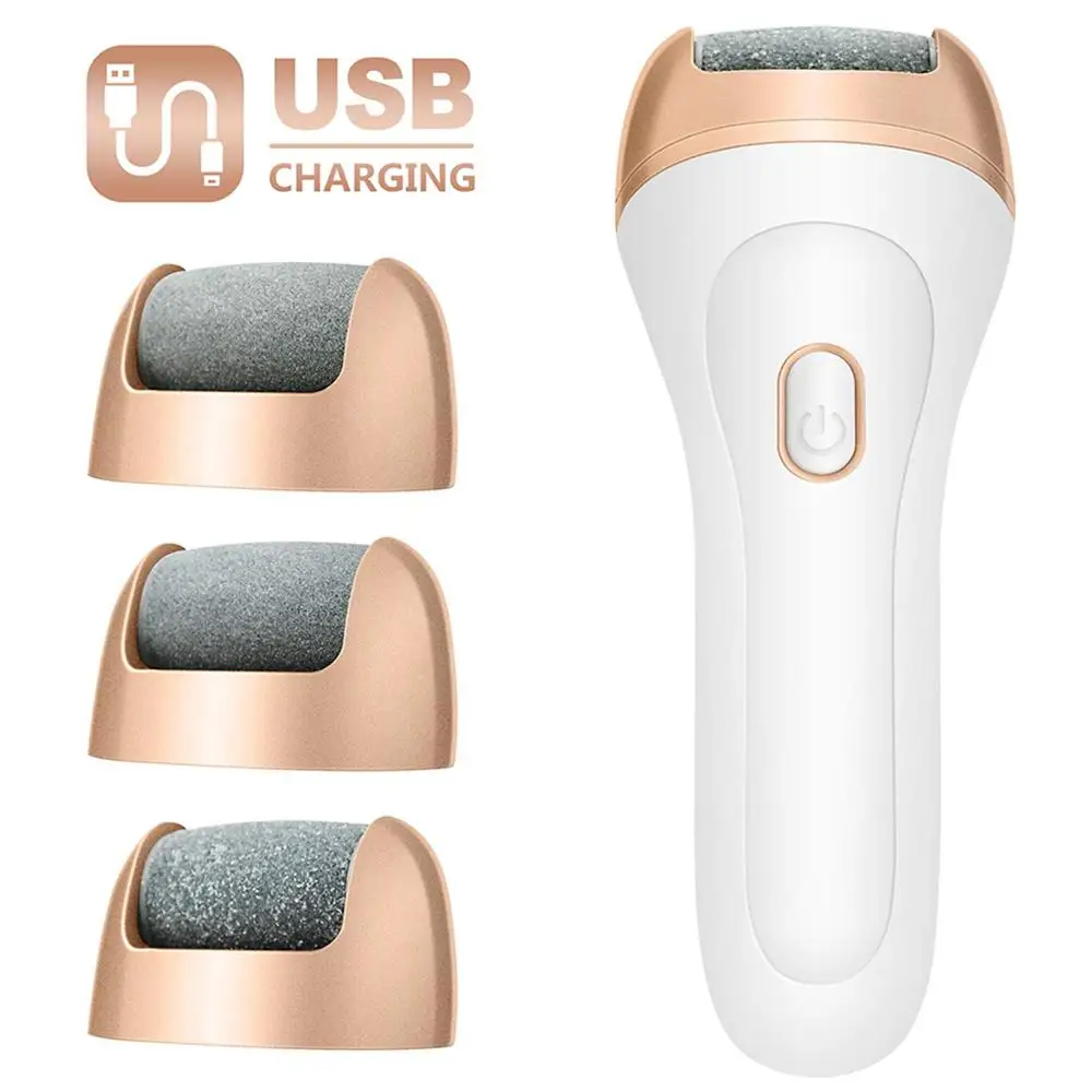

Rechargeable Electric Foot Care Waterproof Tool Grinding Pedicure Kit Foot File Dead Skin Callus Remover Exfoliator Heel Machine