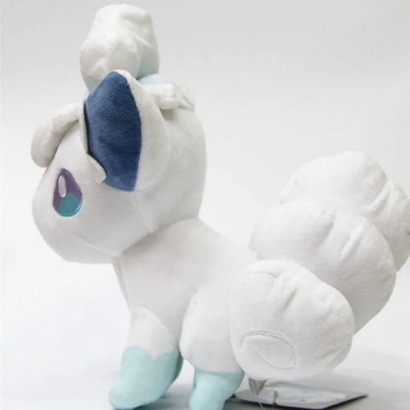 Takara Tomy Pokemon Ice Vulpix Plush Lovely Fox Toy Stuffed Dollsll Gifts for Childhood Hobby Collection