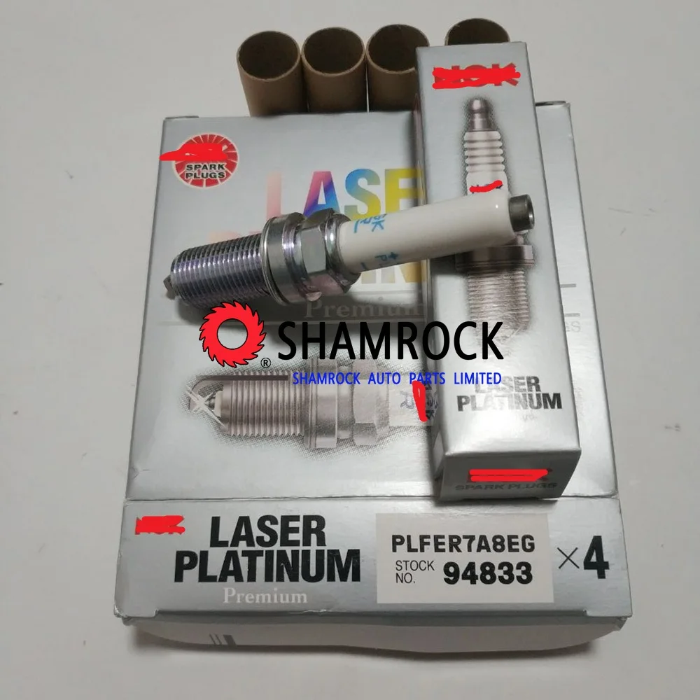 Teile лазерный двойной Платиновый Свеча зажигания PLFER7A8EG 94833 подходит для Aaudi A3 A4 A5 A6 Q7 S3 VVW Golf Beetle Jjetta Passat