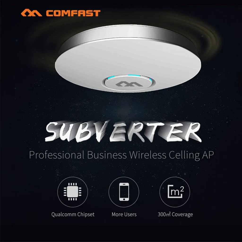 Роутеры CF-E320N V2 Comfast потолок стены 16 Мб Flash 300 Мбит/с маршрутизатор с POE адаптер сети планшетный ПК маршрутизатор Wifi-L1213