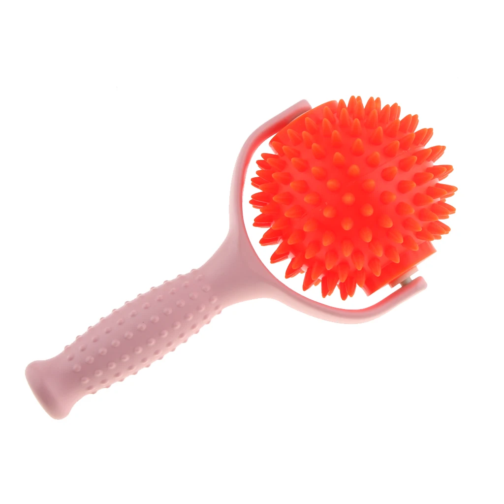 2pcs Handheld Acupuncture Body Relaxation Spiky Massage Rolling Ball Massager Muscle Relax for Body Face Leg Hand Massage Tool