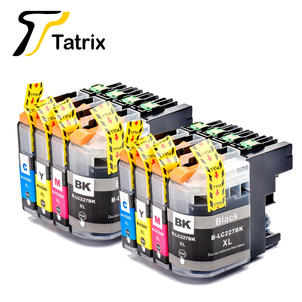 Tatrix совместимый чернильный картридж для LC227XL LC225XL LC227 LC225 костюм для Brother DCP-J4120DW MFC-J4420DW MFC-J4620DW MFC-J4625DW - Цвет: 2 set