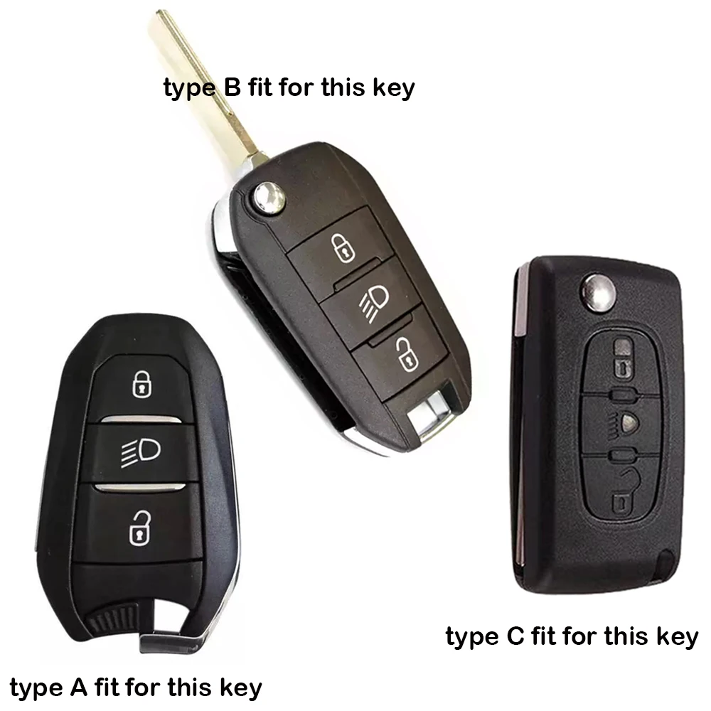 푸조 전문가 용 원격 커버 키 케이스 쉘 2008 3008 5008 308 508 407 207 파트너 Rifterfor Citroen C8 C4 Picasso C5 C3 C6