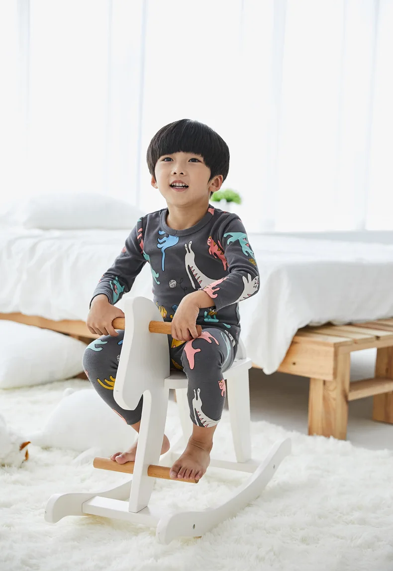 New Kids Autumn and Winter Children's Home Clothing Cotton Nightwear boys pajamas kids