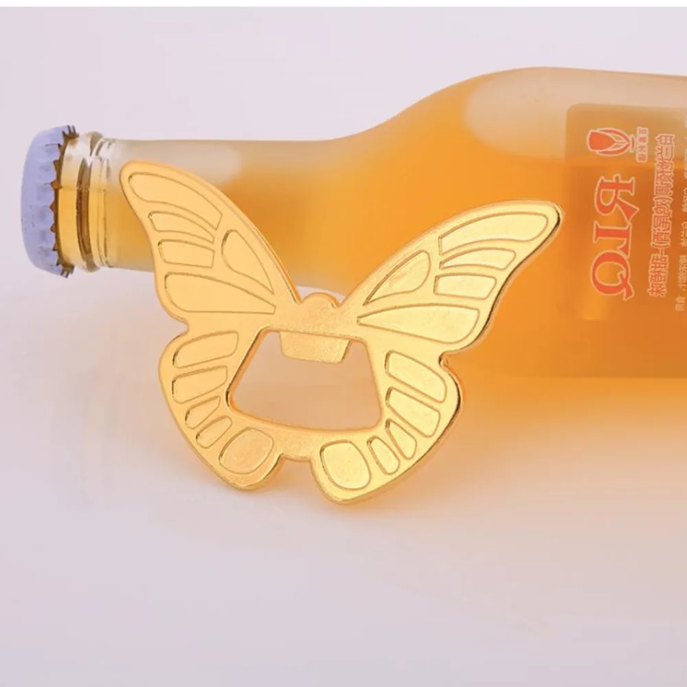 

100 шт Бабочка открывалка для бутылок свадьбы пользу Свадебный Baby Shower подарки на вечеринку, помолвку подарки на день рождения Юбилей расходные материалы