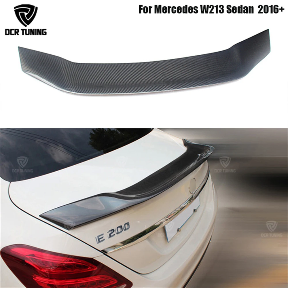 Задний спойлер из углеродного волокна для Mercedes E Class W213 стиль Renntech CF заднее крыло