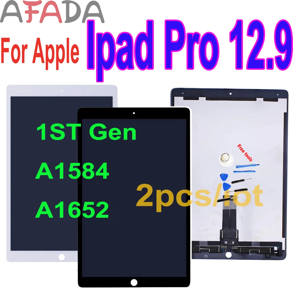 

2pcs/lot 12.9 LCD Display Touch Screen Digitizer Assembly For iPad Pro 12.9 1st A1584 A1652 With Small Board Replacement Repair