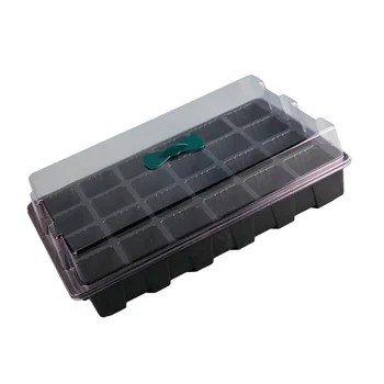 

3pcs/set 24 Cells Plant Seeds Germination Tray Nursery Pots Planter Flower Pot with Lids Hydroponic Grow Box Seedling Tray with