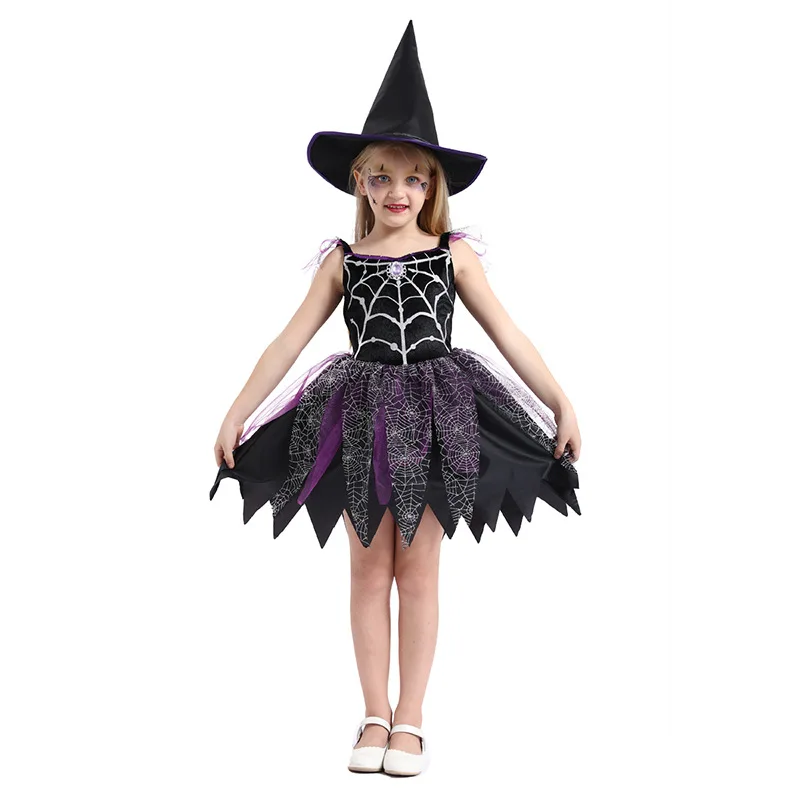 Aitonoble New Costume Child Cute Girls Costume Supergir Dress Girl's Dress Cosplay Halloween For Kids All Saints'