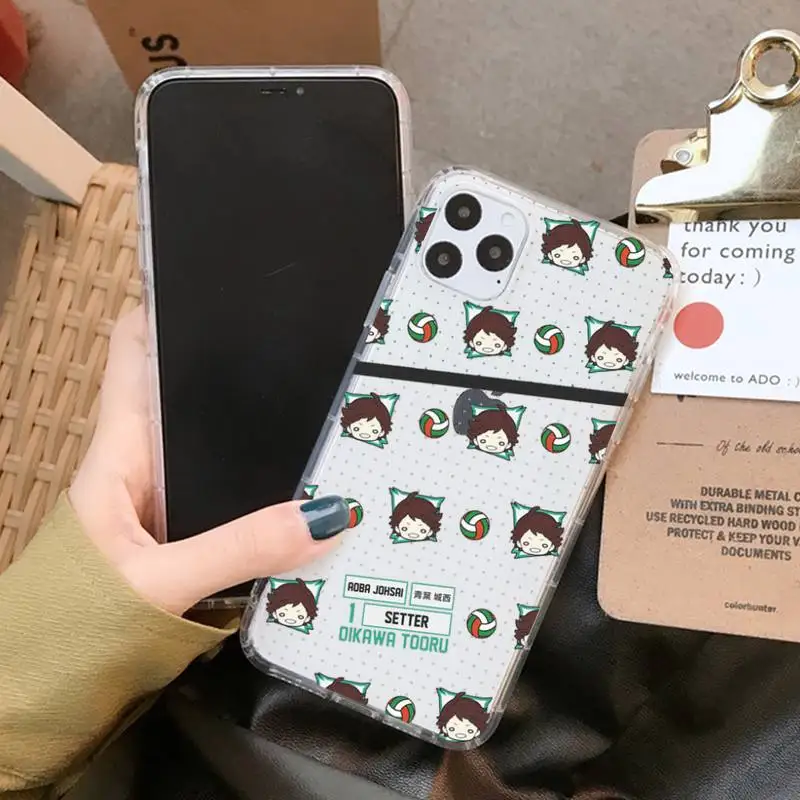 YNDFCNB Anime Haikyuu Oikawa Phone Case for iPhone 11 12 pro XS MAX 8 7 6 6S Plus X 5S SE 2020 XR cover