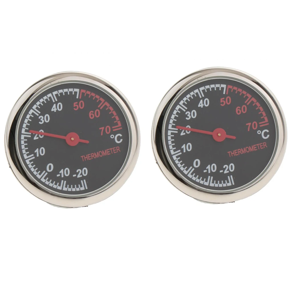 2 xThermometer термометр Цельсия монитор для помещений круглый Температура датчик