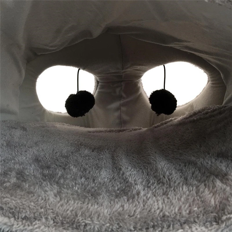 New Gray Waterproof Mouse Bed Kitten Dog Cave Bed Detachable Kiss Cat Cat House Mouse Cat House