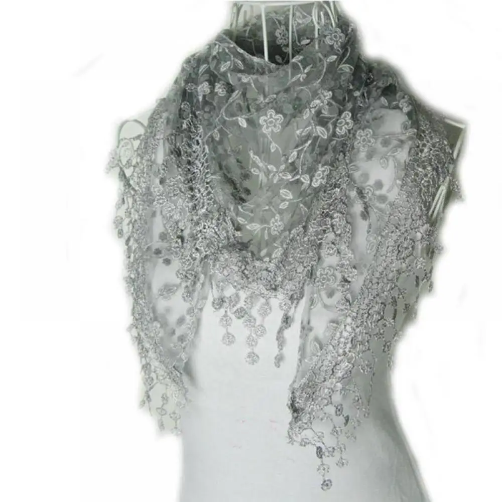 Женский кружевной шарф с вышивкой Роза|wrap shawl|shawl scarfshawl wrap |