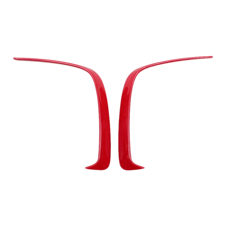 

1 Pair Car Painted ABS Rear Bumper Splitter Spoilers Canard Rear Bumper Side Vent Canards/Air Vent Cover for Mercedes for W176 A