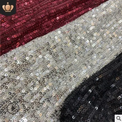 silver Кружева 139 полосатая эластичная сетка расшитая блестками ткань для женских платьев с подтяжками и блестками модная блестящая ткань для женщин - Цвет: silver