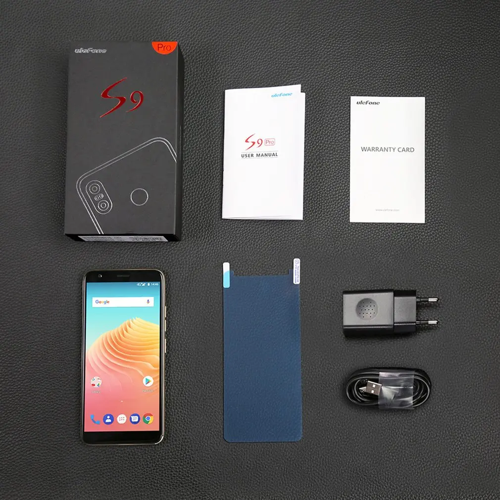 Ulefone S9 Pro 5,5 дюймов HD+ Android 8,1 четырехъядерный процессор MTK6739 2 Гб ОЗУ 16 Гб ПЗУ 13 МП+ 5 МП Две тыловые камеры 4G смартфон