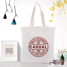 Текстовый Тип холщовая хозяйственная сумка сумочка тоут сумка на заказ Печать текстовый логотип DIY ежедневное использование экологическая многоразовая утилизация