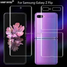 Film de protection Transparent en Hydrogel pour Samsung Galaxy, couverture avant et arrière complète en TPU souple=