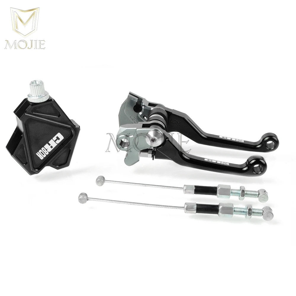 Для Honda CR80R CR 80R 80 R 1998-2007 Кроссовый ЧПУ поворотный тормоз трюк рычаг сцепления простая кабельная система Мотоцикл Байк