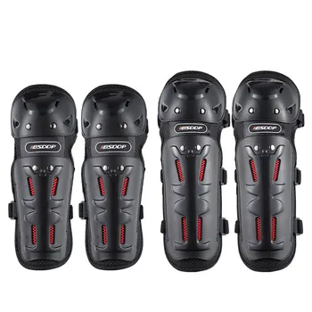 

4pcs Motorcycle Elbow Pad Cycling Kneepad Fall Protection Universal Motorcycle Knee Pad for Ski Racing