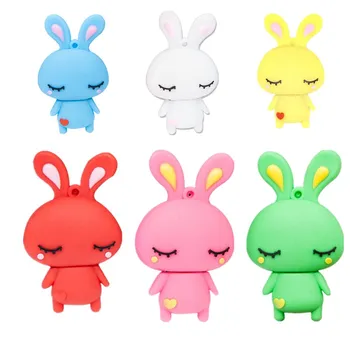 

LOVE Rabbit Usb Flash Drive Cartoon Pen Drive Flash Memory Card 256GB Pendrive 4GB 8GB 16G 32GB 64G 128G Memory Stick Flash Disk
