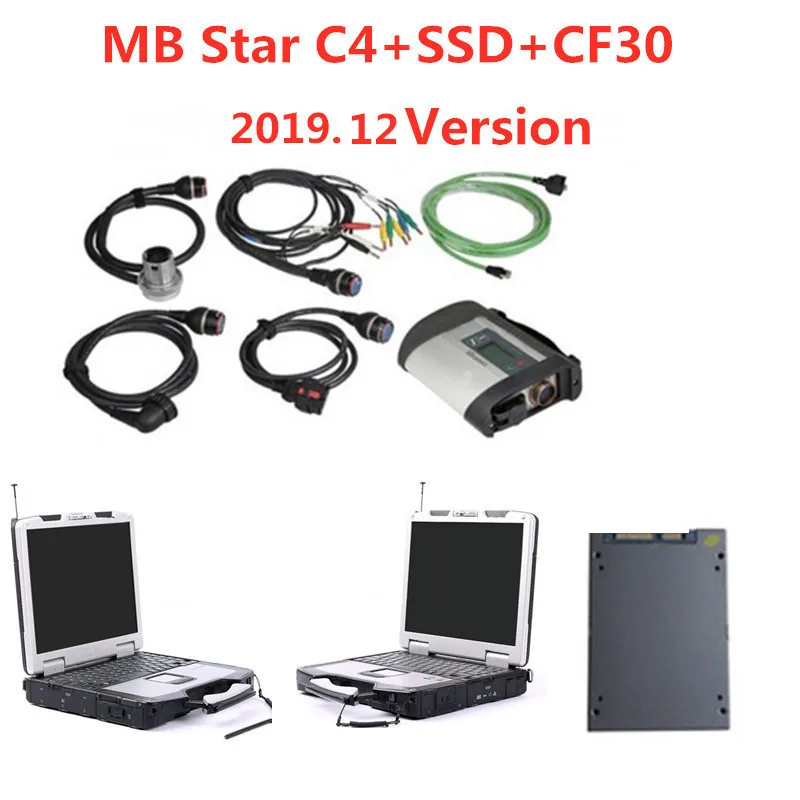 Лучшее качество,,12 MB Star C4 Sd соединяющийся компактный 4 с военной CF-30 ноутбука CF30 Win7 с новейшим программным обеспечением 512GB SSD для MB