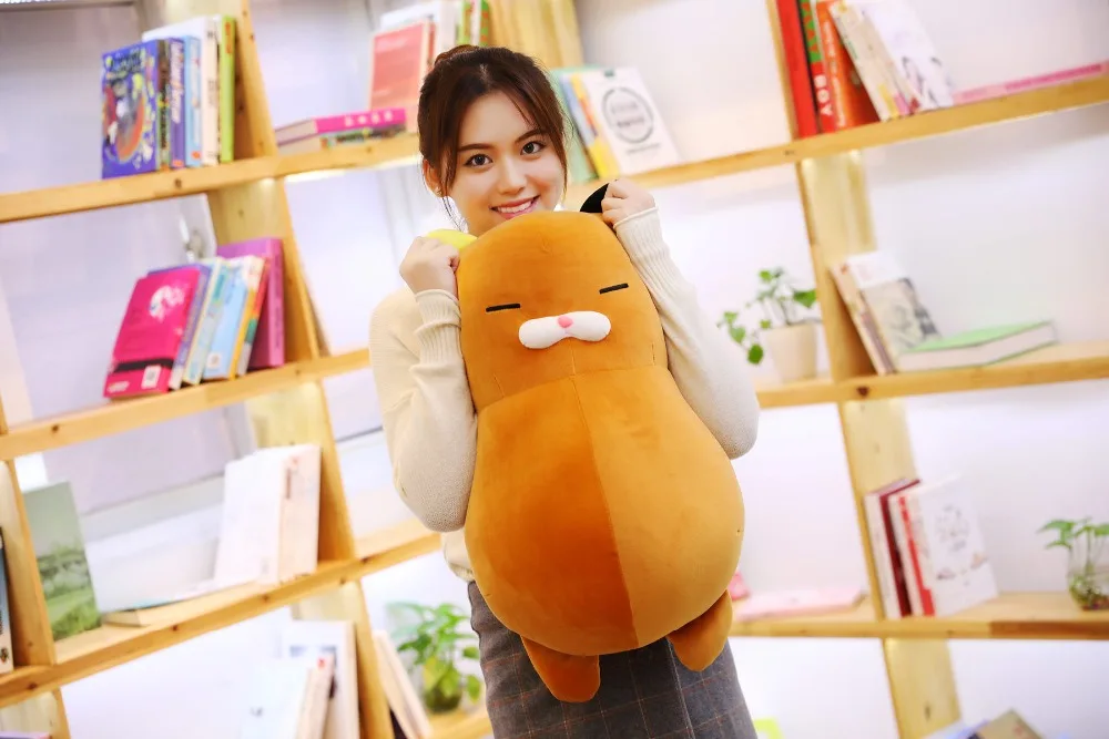 60CM Cute Sleeping Cat Plush Pillow Soft Squint Fat Cat Plush Long Pillow Children Girls Birthday Christmas Gift