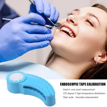 

Autoclavable Calibration Document Disk Dental Endo Measuring Ruler Endo Files Block Files Tray Accurate Measurement with Scale