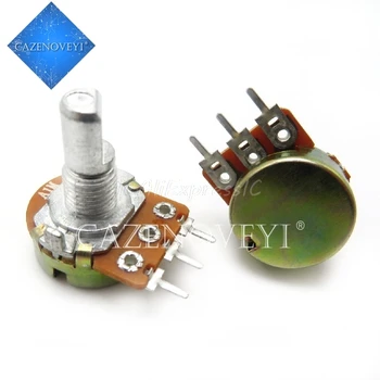 

5pcs/lot APAI 148 single-pole potentiometer A1M anti-handle length 15MMF with 41 steps In Stock