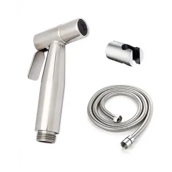 

Handheld Toilet Bidet Sprayer Set Cleaning Kit Stainless Steel Hand Bidet Faucet for Bathroom Hand Sprayer Shower Head