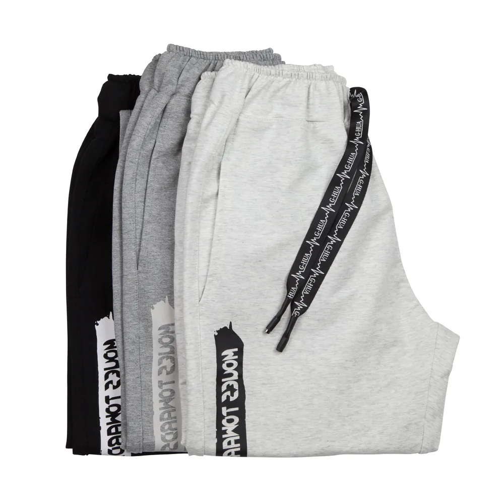 Joggingbroek mannen мужские тренировочные брюки из хлопка, эластичные спортивные штаны для бега, мужские повседневные штаны для бега, спортивные штаны