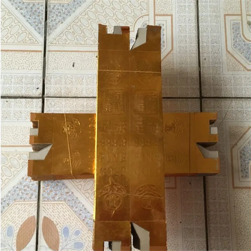 100pcs/lot Ancestor money Bullion Semi Finished Product,Ghost Money Use For Traditional Deity Or Ancestor Worshiship Or Funerals