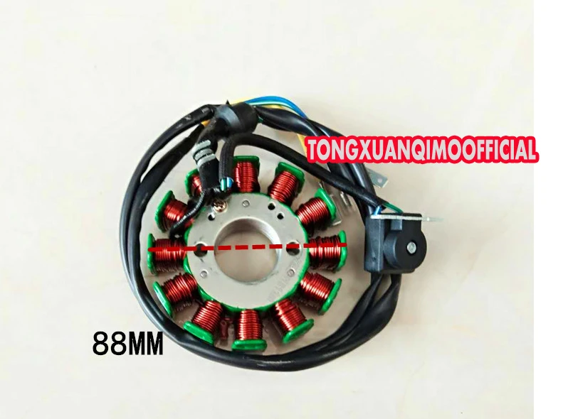 Аксессуары для мотоциклов ZHONGSHEN CQR/CB250 12 Группа 12 катушка Магнитный Магнетор двигатель статор стартер катушка
