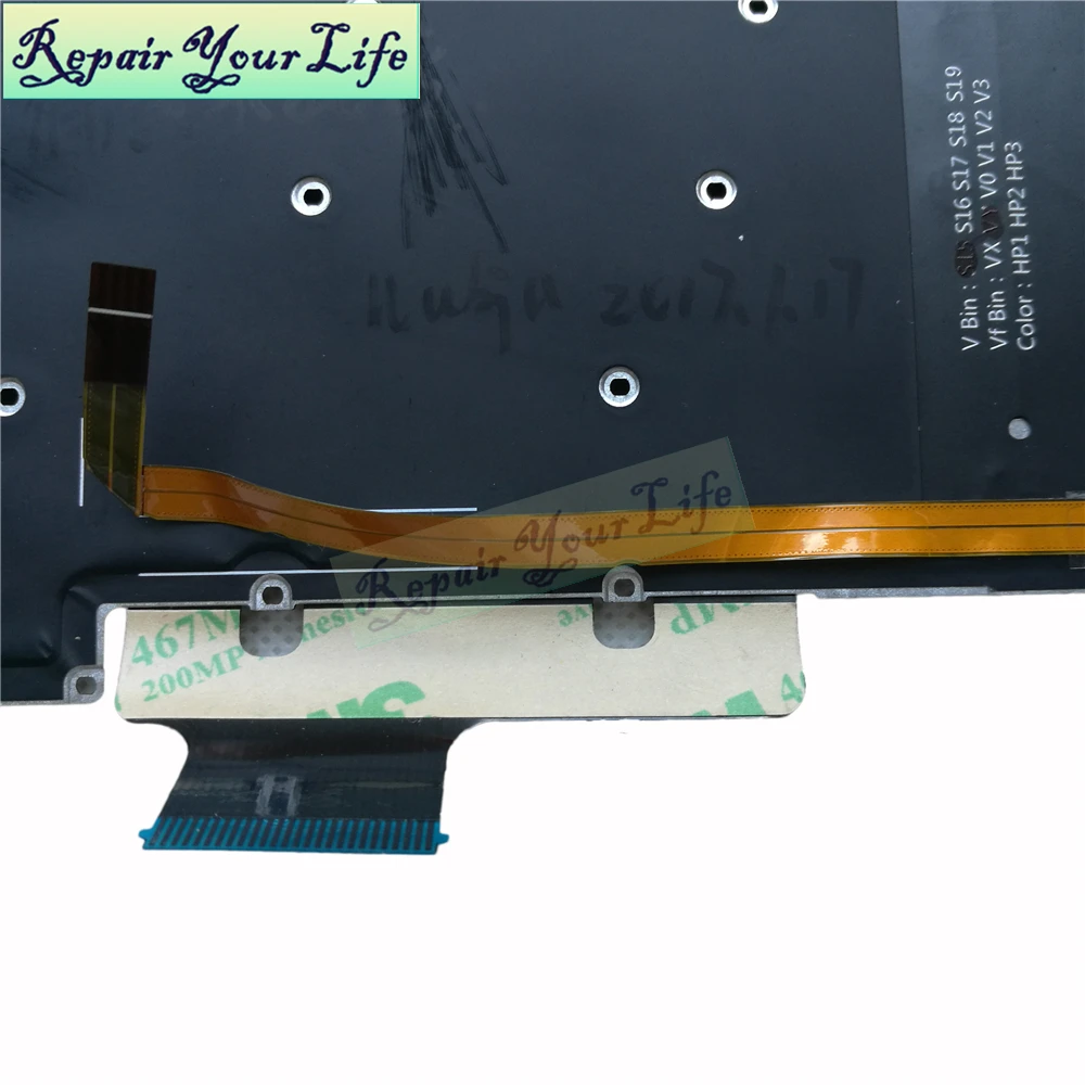 Клавиатура ноутбука США раскладка для lenovo K22 SN20L76611 SG-85210-XUA с подсветкой черный низкая цена