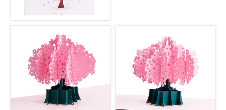 Leighton Road Teachers' Day Stereoscopic Greeting Cards 3D Creative Thank-You Card Teacher's Day Blessing Card Customizable Colo