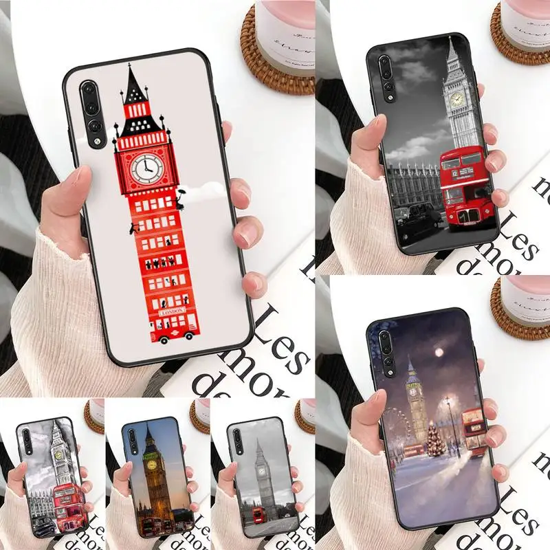 Чехол для телефона Yinuoda London big ben Bus Для Huawei Mate 30 Pro P20 P30 P40 pro lite Y7 Y6 2019 чехол Honor 8X 8A 10