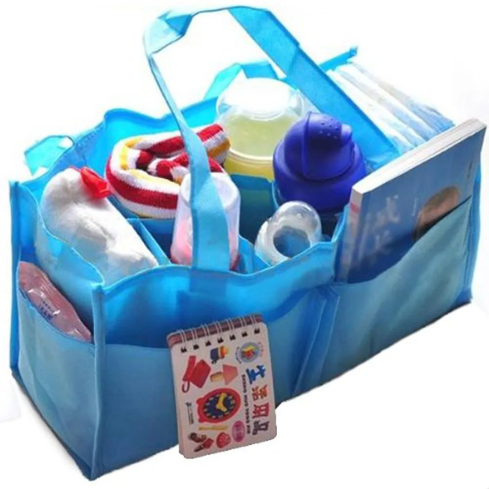 COFA Outdoor Portable Baby Diaper Storage bag Insert Organizer Bag Tote Blue | Дом и сад