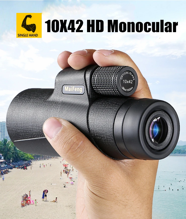 Professional HD Optical Monocular Powerful High Quality Telescope Low light Night Vision Monocular Binoculars for Hunting Hiking