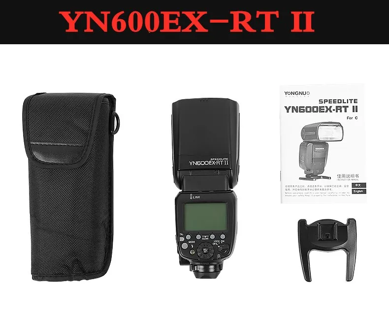 YONGNUO YN600EX-RT II 2,4G Беспроводная HSS 1/8000s Master ttl вспышка Speedlite для камеры Canon 60D 650D как 600EX-RT YN-600EX RT II