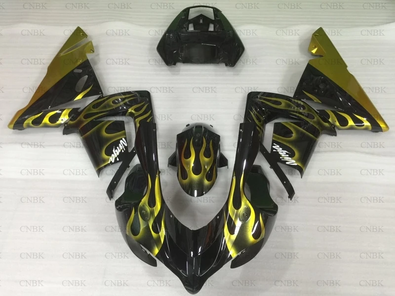 Body Kits for Kawasaki ZX10r 04 ZX-10r Full 2004 Fairing - 2005 Black Gold Frame | Автомобили и мотоциклы