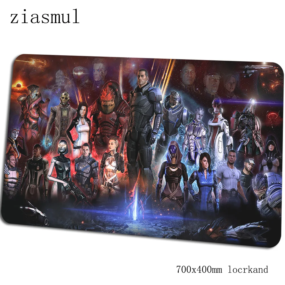 Коврик для мыши с массовым эффектом 3d компьютерный коврик 70x40 см игровой коврик для мыши большая Kawaii клавиатура со встроенной мышью игры ПК геймер стол - Цвет: Size 700x400x2mm