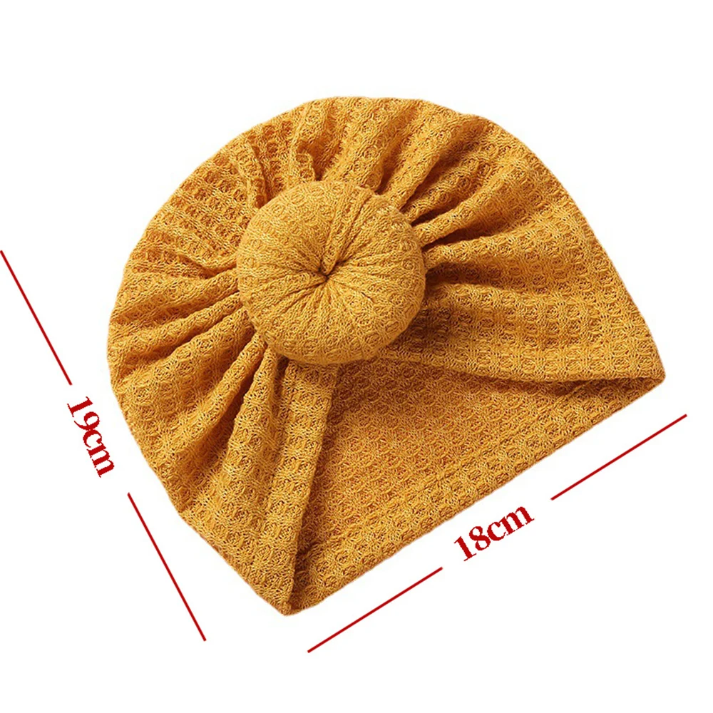 Bonnet noué pour bébé fille, chapeau pour nouveau-né, turban gaufré, bonnets  pour enfants, bonnet d'extérieur, accessoires pour bébés, vêtements de  sauna - AliExpress