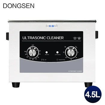 

Machanical Ultrasonic Cleaner 4L Vibration Engine Block Oil Rust Remove Hardware Nail optical part Heat Time Set Ultrasonic Bath