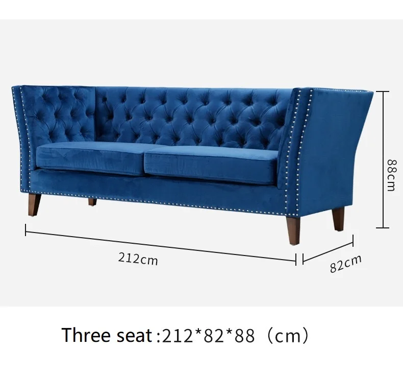 UBEST American Style Synthetic Leather 2 seater Sofa Couch living room Furniture Orange Luxury