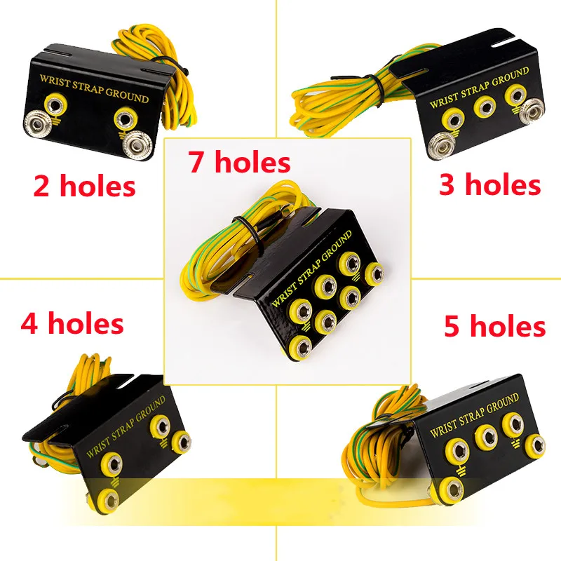ESD Ground Socket Dual Banana Plug For Anti Static Wrist Strap