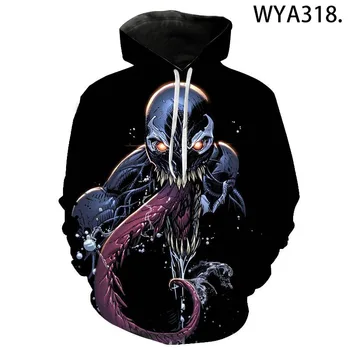 

New Superhero Venom Hoodies Men Women Children Sweatshirts Cool Printed 3D Hoodie Pullover marvel Hooded Streetwear Tops