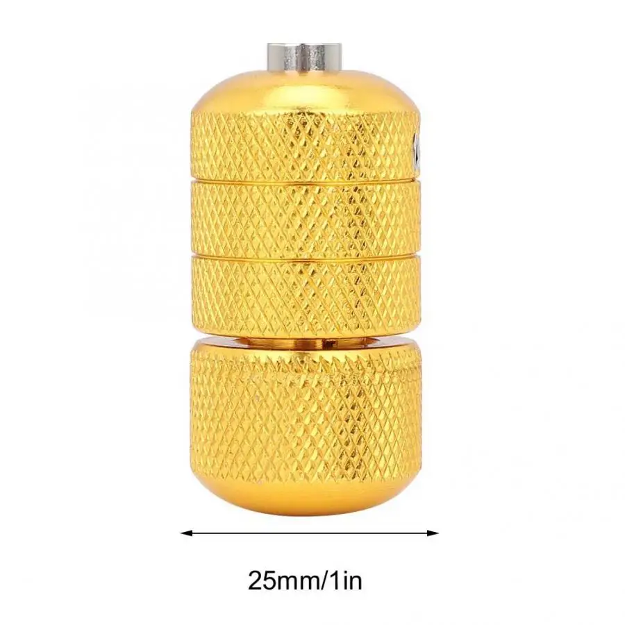 Сплав Противоскользящий самоблокирующийся захват машины татуировки принадлежности для тела художественные инструменты Картридж ручка Татуировка Поставки 25 мм